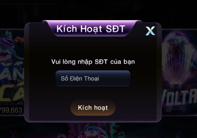 Kích hoạt bảo mật đa tầng an toàn cho người chơi.
